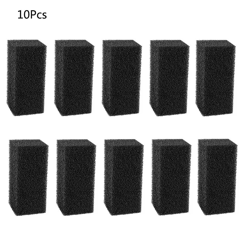 إسفنجة فلتر حوض السمك لحوض السمك مضخة الهواء سكيمر فلتر إسفنجي كيميائي حيوي لحوض السمك فلتر بيو كيميائي Filtro Aquario قطعتين