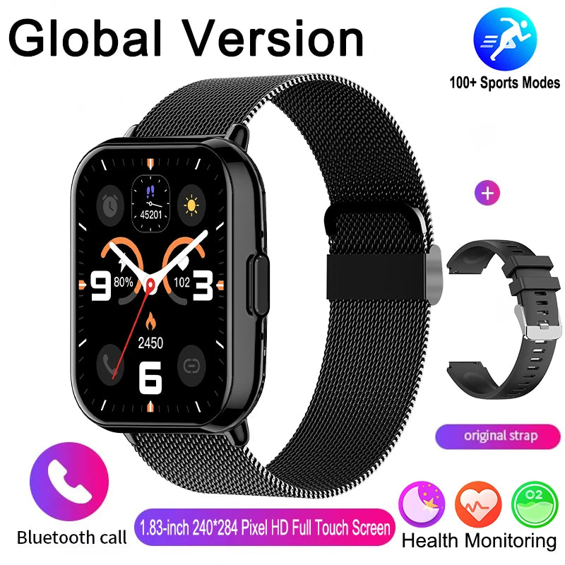 Global Edition For Xiaomi Watch 5 Lite Men Women HD Display Heart Rate HD Bluetooth Call 100+ Sports Mode Waterproof Smart Watch