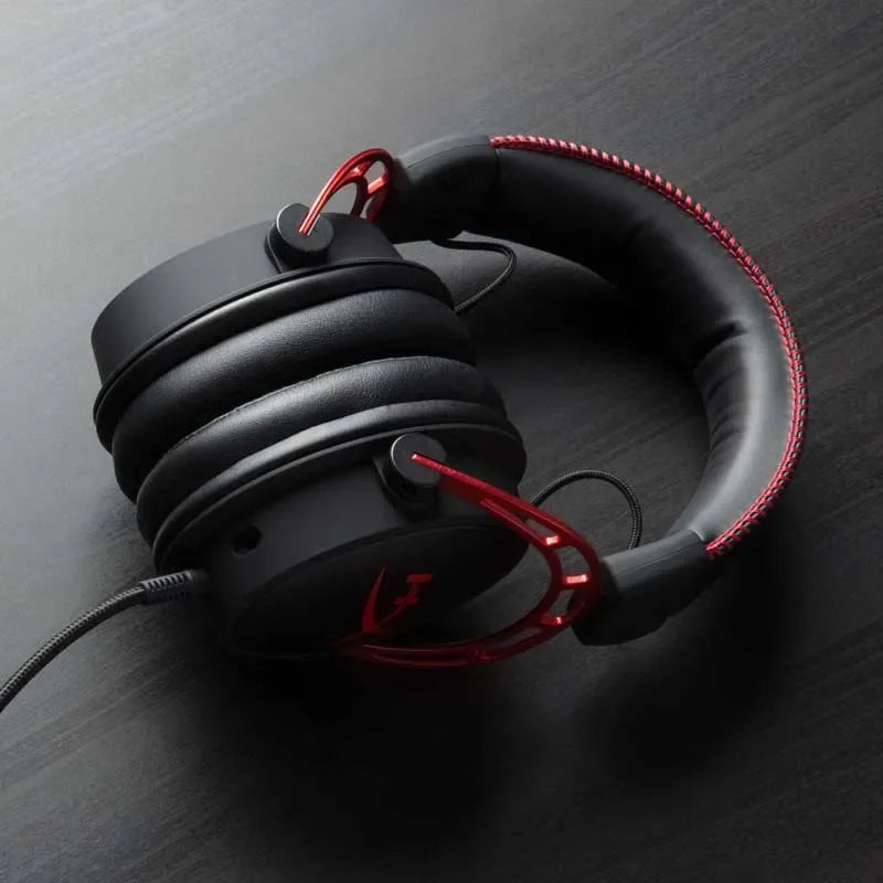 Used Original  HyperX Cloud Alpha Limited Edition E-sports Gaming Headset With a microphone Headphones For PC PS4 Xbox Mobile