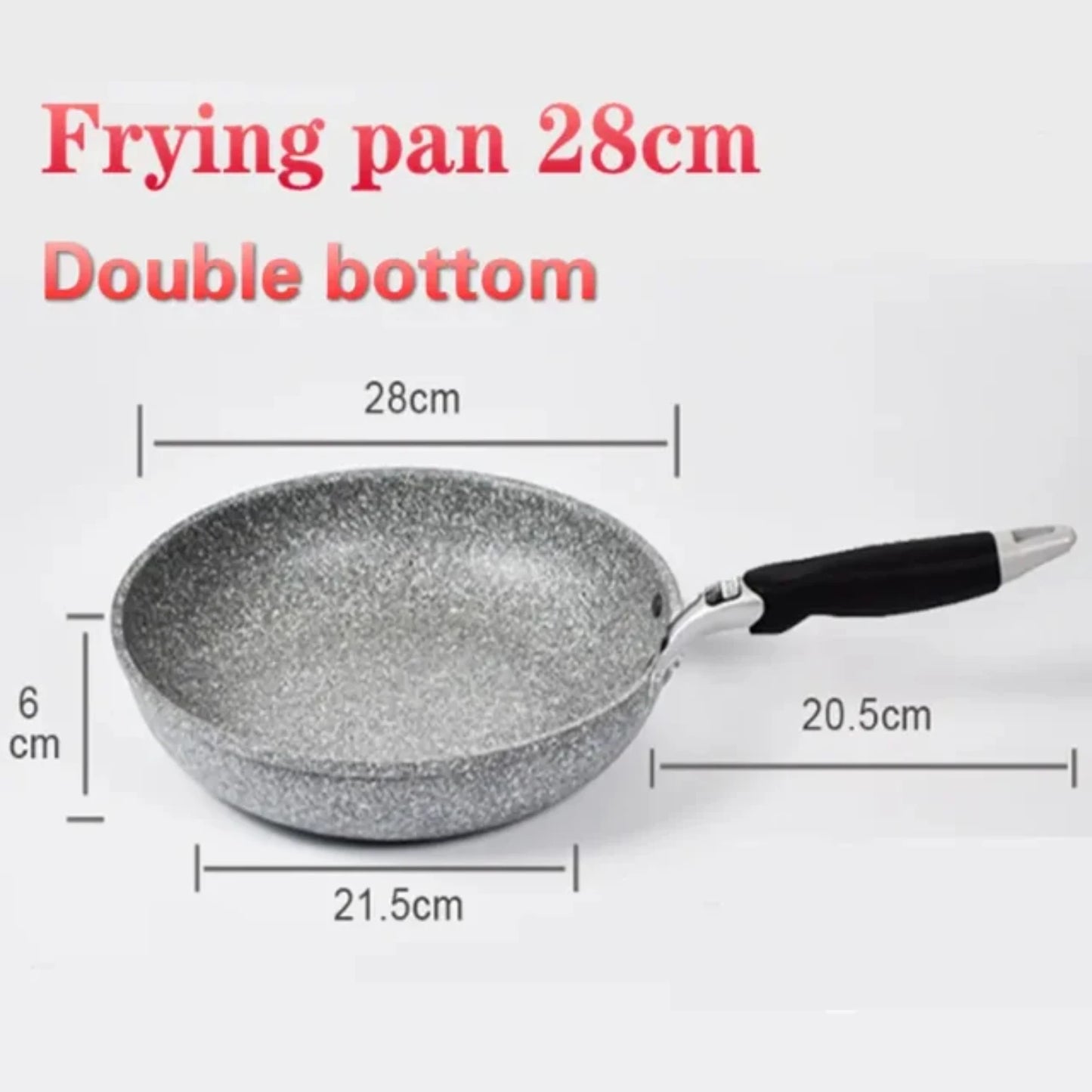 Kitchen Set Non-stick Cauldron Induction Cooker Frying Wok Skillet Egg Pancake Gas Stove Pan 20/24/26/28cm Cookware Tool Set for