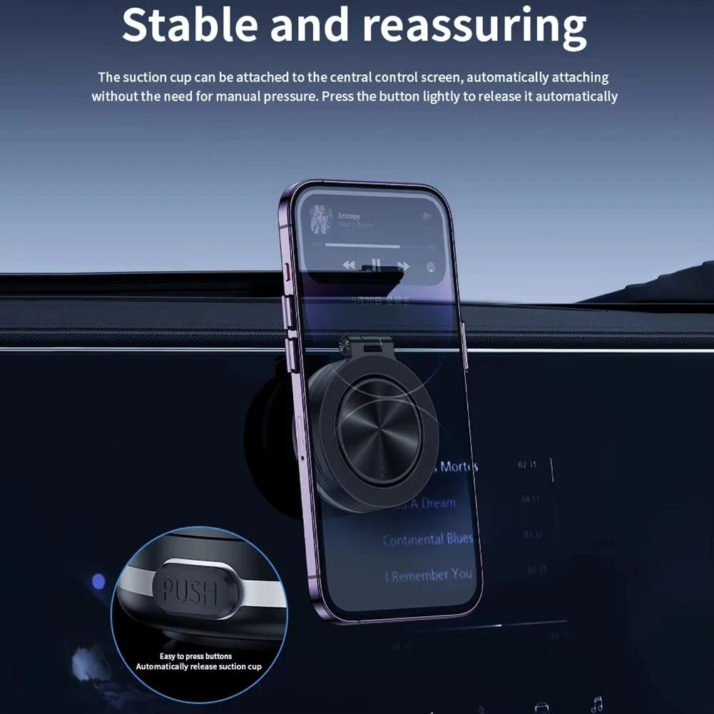 Xiaomi Mijia Magnetic Vacuum Car Phone Holder Suction Cup Folding Universal Navigation Stand Bracket For IPhone Samsung Xiaomi