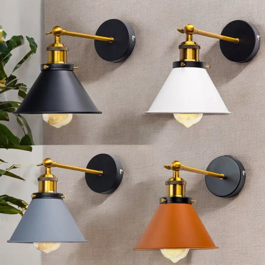 Stylish Vintage Retro Industrial Wall Sconce Lights - Stunning Home Décor Lighting Fixtures for Bedroom, Bathroom, Balcony, Ais