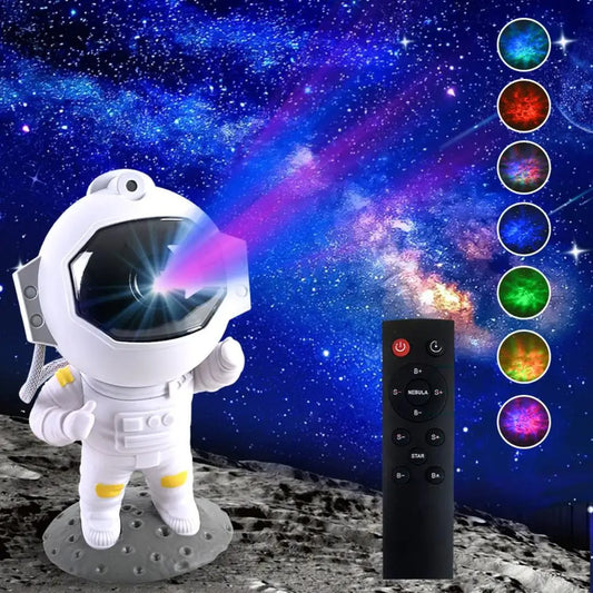 Astronaut  Starry Projector Lamp LED Star Sky Night Light with Remote Control  Bedroom  Decor  Birthday Gift Zenitsu Stich Pixel