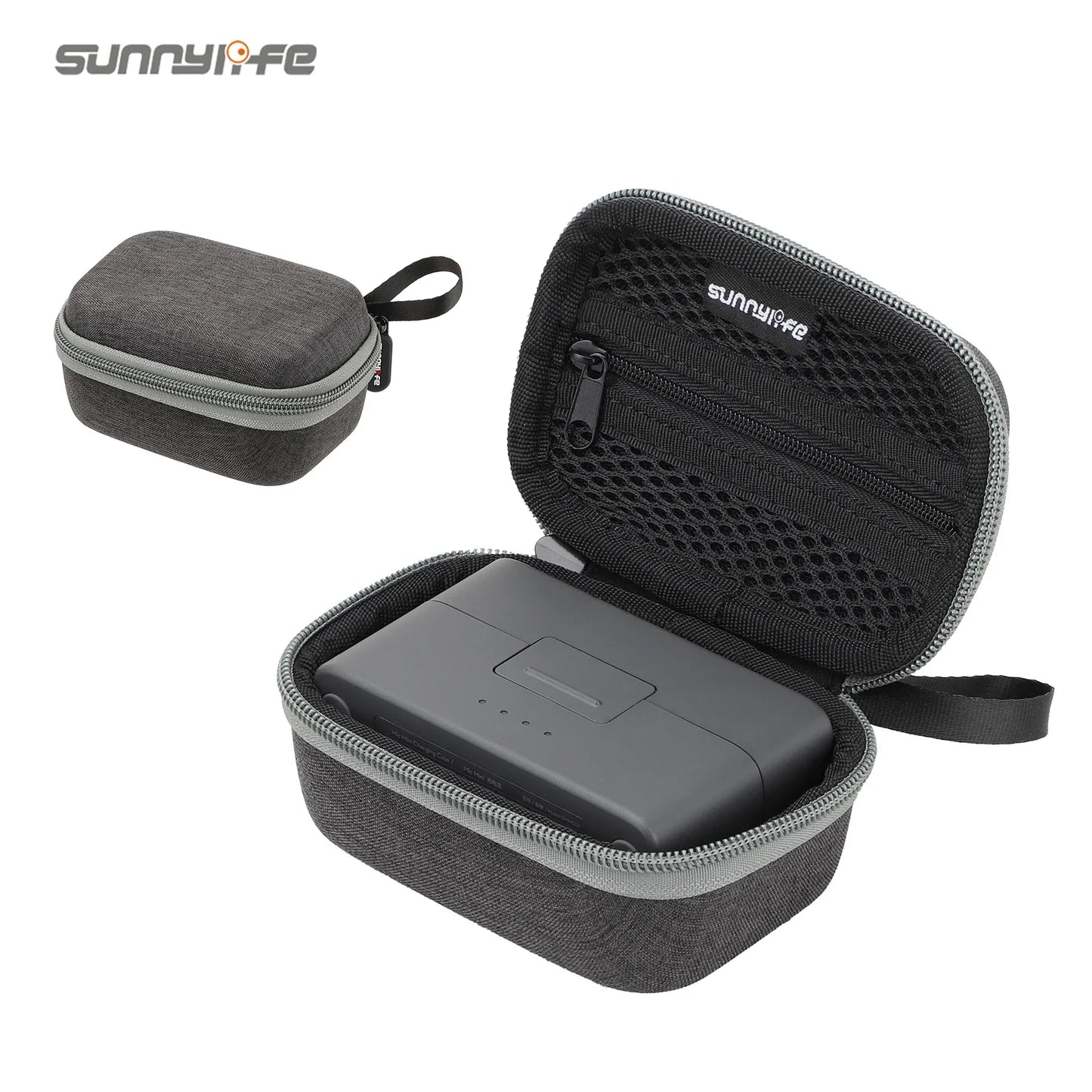 حقيبة تخزين Sunnylife لميكروفون DJI Mic Mini اللاسلكي المحمول وصندوق الحماية المضاد للسقوط ومقاوم للتآكل