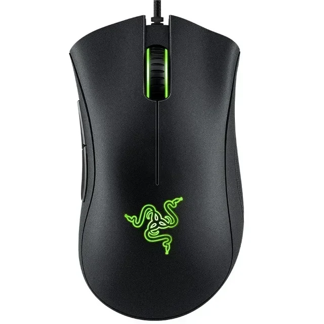 Original Razer DeathAdder Essential Wired Gaming Mouse Mice 6400DPI Optical Sensor 5 Independently Buttons for Laptop PC Gamer