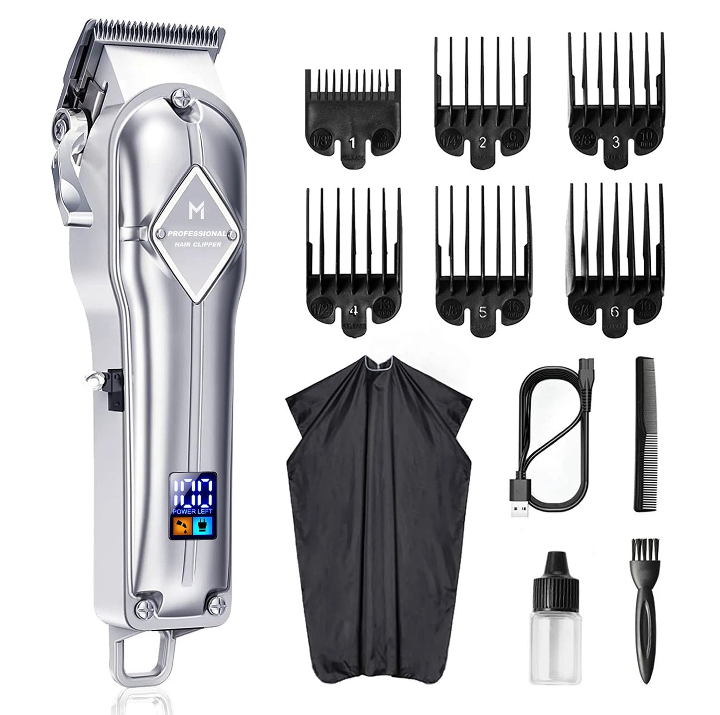 Top Limural Hair Clippers Professional Cordless Clippers Hair Cutting Beard Trimmer Barbers Grooming Kit Rechargeable for Men