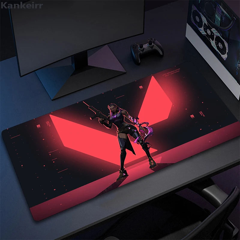 PC Gamer Cabinet Pads Laptop Gamer Table Mousepad Anime Mat Gaming Mouse Pads Valorant Mausepad Setup Gamers Accessories Small