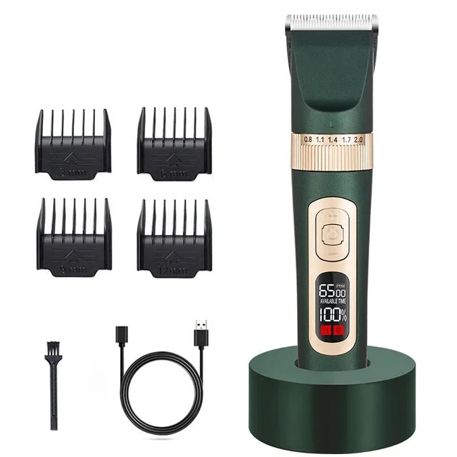 4 Speed Dog Clipper Rechargeable Pet Grooming and Care Power Display Dogs Hair Cutting Machine Professional Dog Hair Trimmer Pet