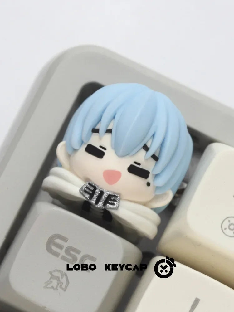 Frieren: Beyond Journey's End Keayboard Keycap Cartoon Frieren Keycap Resin Personalized Anime Mechanical Keyboard Custom Keys