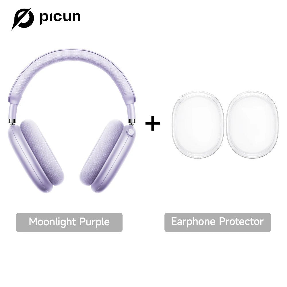 Picun F8 Pro ANC Wireless Headphones Head Tracking 3D Spatial Audio -52dB ANC HIFI Bluetooth Headset ENC HD Mic Low-Latency APP