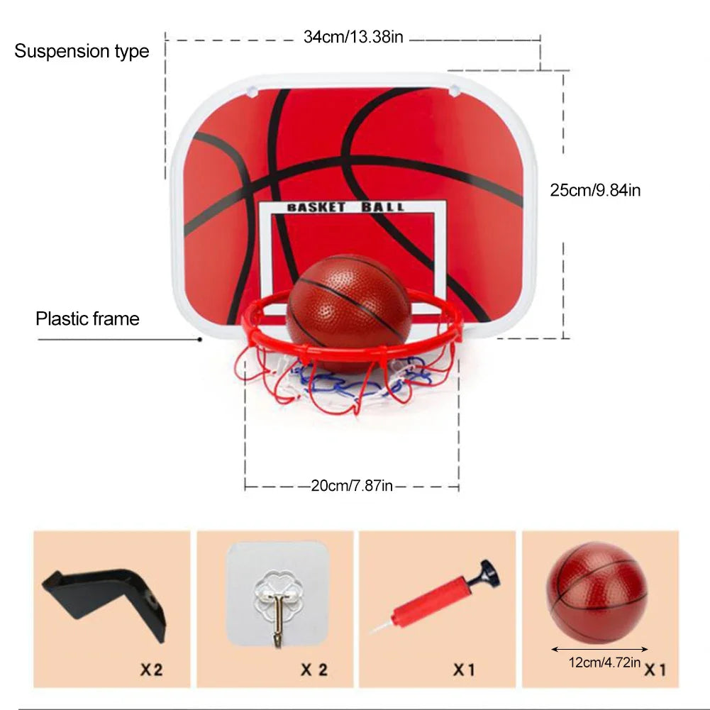 Mini Basketball Hoop Outdoor Indoor Ball Sport Backboard With Electronic Scoreboard Kids Funny Game Fitness Excersise Accessory