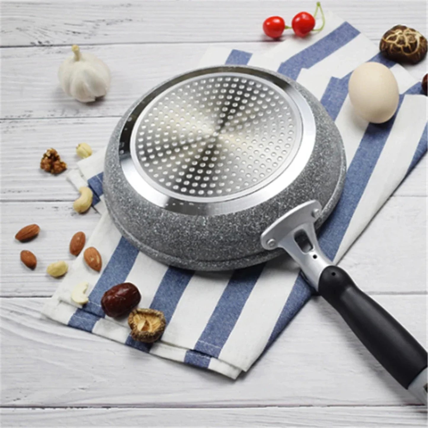 Kitchen Set Non-stick Cauldron Induction Cooker Frying Wok Skillet Egg Pancake Gas Stove Pan 20/24/26/28cm Cookware Tool Set for