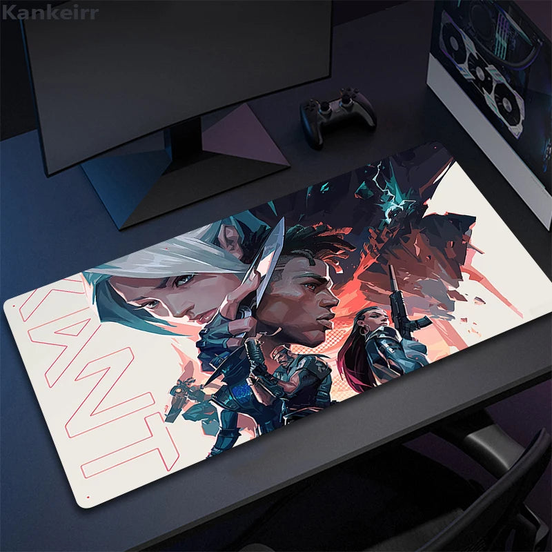 PC Gamer Cabinet Pads Laptop Gamer Table Mousepad Anime Mat Gaming Mouse Pads Valorant Mausepad Setup Gamers Accessories Small