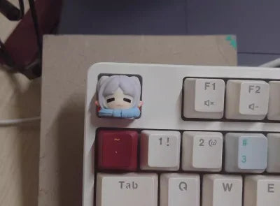 Frieren: Beyond Journey's End Keayboard Keycap Cartoon Frieren Keycap Resin Personalized Anime Mechanical Keyboard Custom Keys