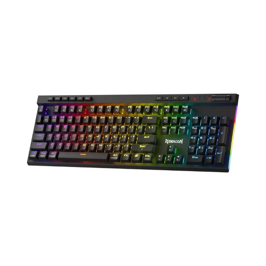 Redragon K580 PRO Wireless RGB Gaming Keyboard, 3-Modes 104 Keys Mechanical Keyboard Hot-Swap Socket, Linear Red Switch