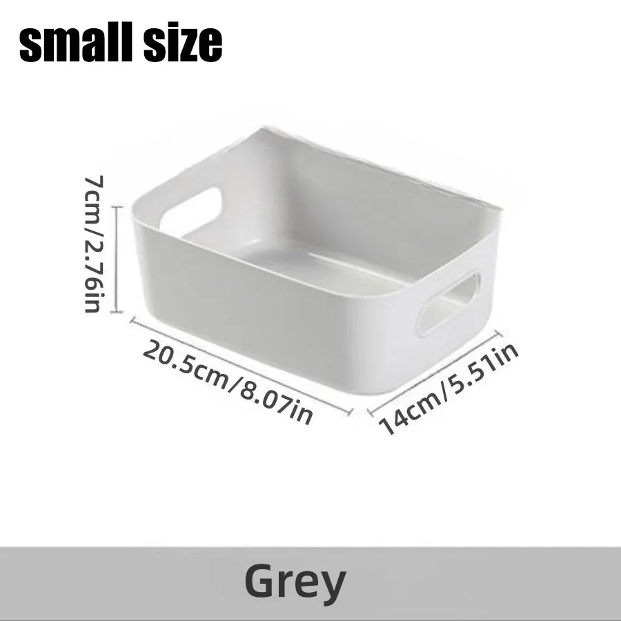 Storage box desktop cosmetics storage miscellaneous items sorting box storage basket plastic snacks household kitchen storage