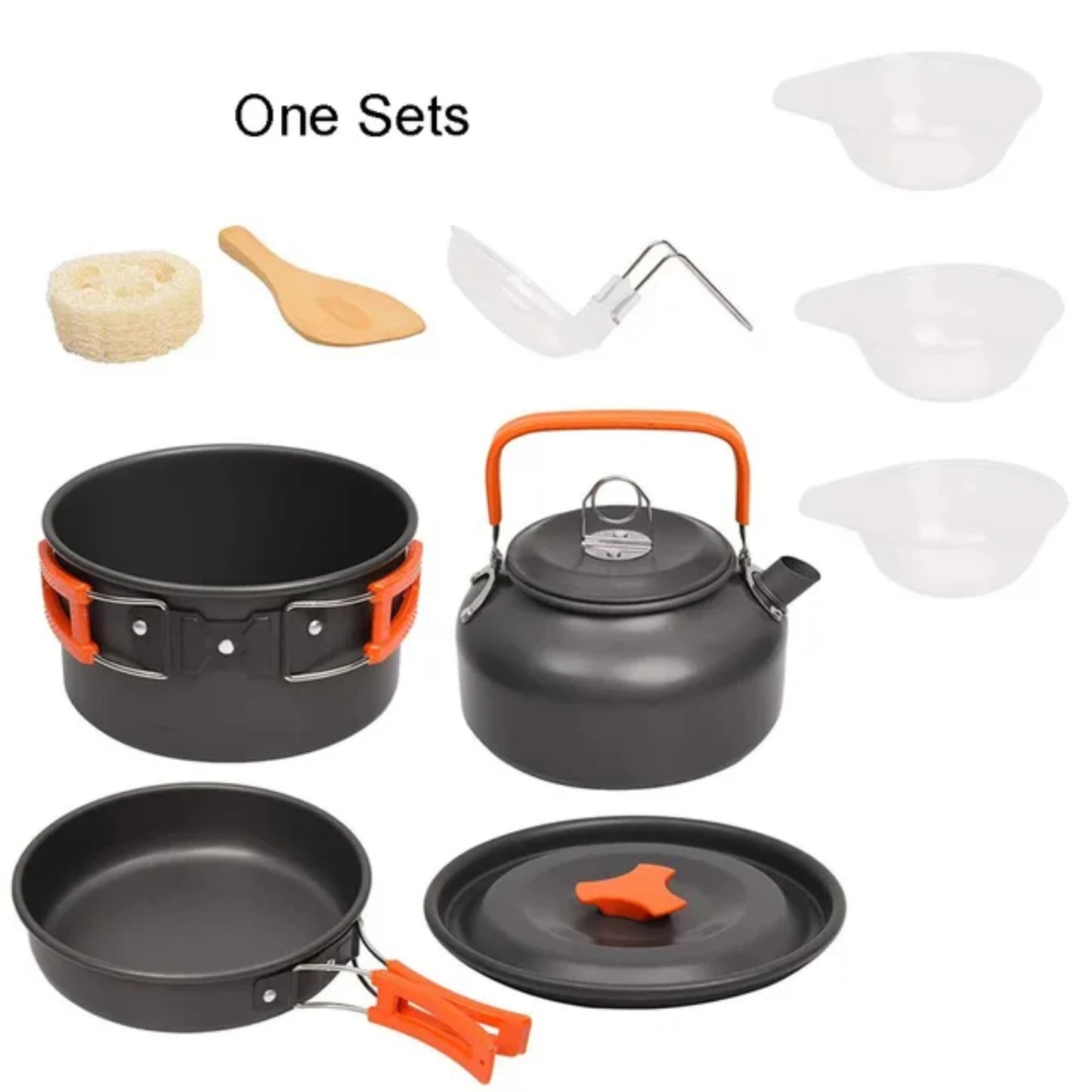 Experience Unforgettable Adventure with Lightweight, Durable Aluminum Camping Cookware Set - Reliable Outdoor Cooking Gear - Con