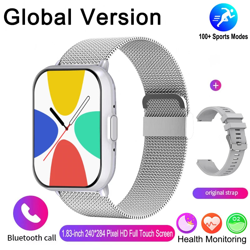 Global Edition For Xiaomi Watch 5 Lite Men Women HD Display Heart Rate HD Bluetooth Call 100+ Sports Mode Waterproof Smart Watch