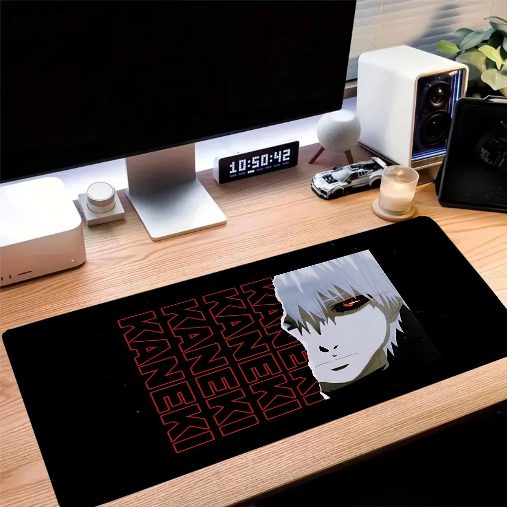 Tokyo Ghoul K-Kaneki Ken Gamer Keyboard Xxl Mouse Pad Anime Gaming Accessories Desk Mat Pc Setup Accessories Mousepad Extended