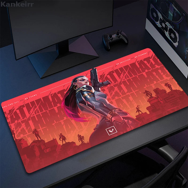 PC Gamer Cabinet Pads Laptop Gamer Table Mousepad Anime Mat Gaming Mouse Pads Valorant Mausepad Setup Gamers Accessories Small