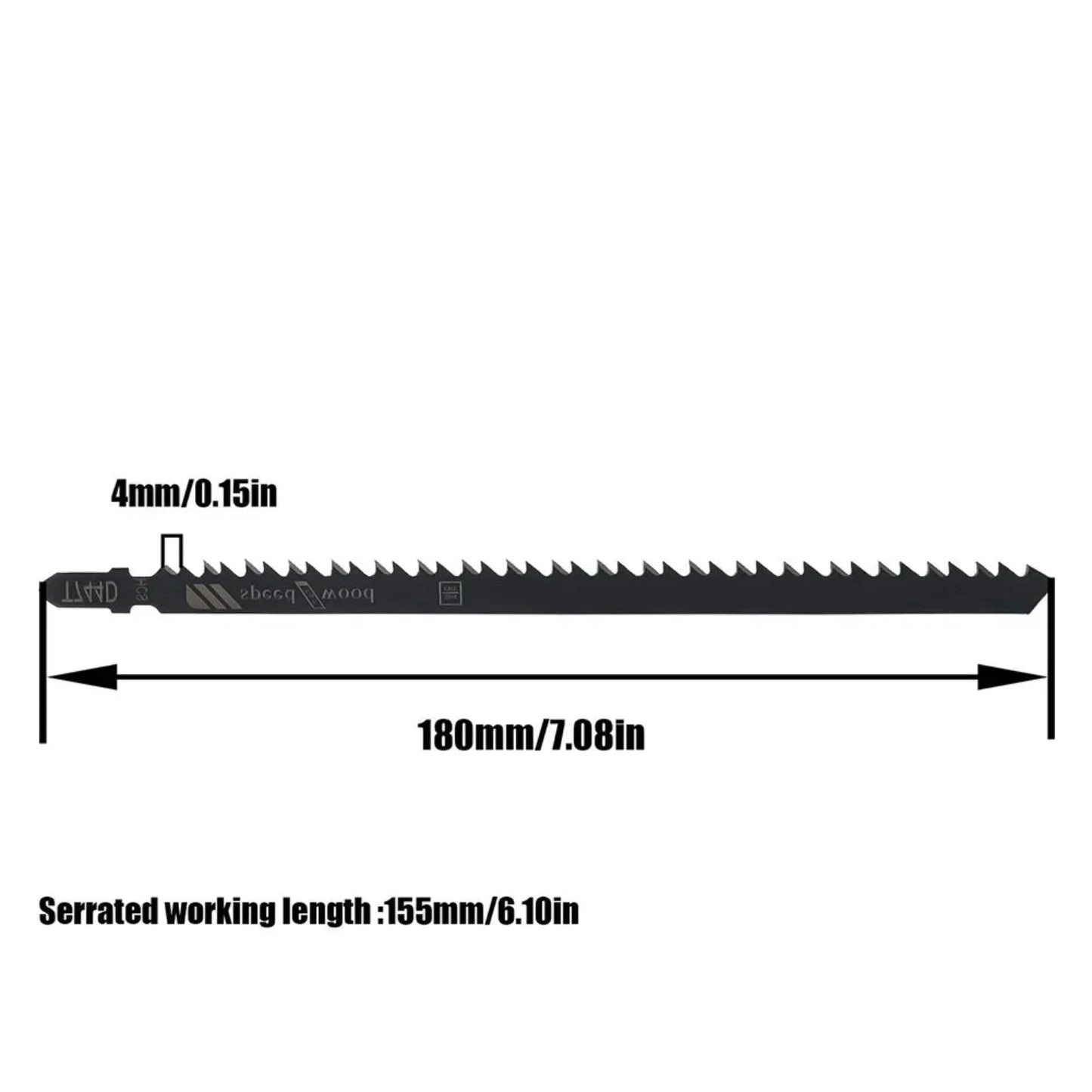 6pcs T744D Long 180mm Jigsaw Blades Very Fast Cuts High Carbon Steel Blade  Wood Products Woodworking Blades Hand Tool Saw