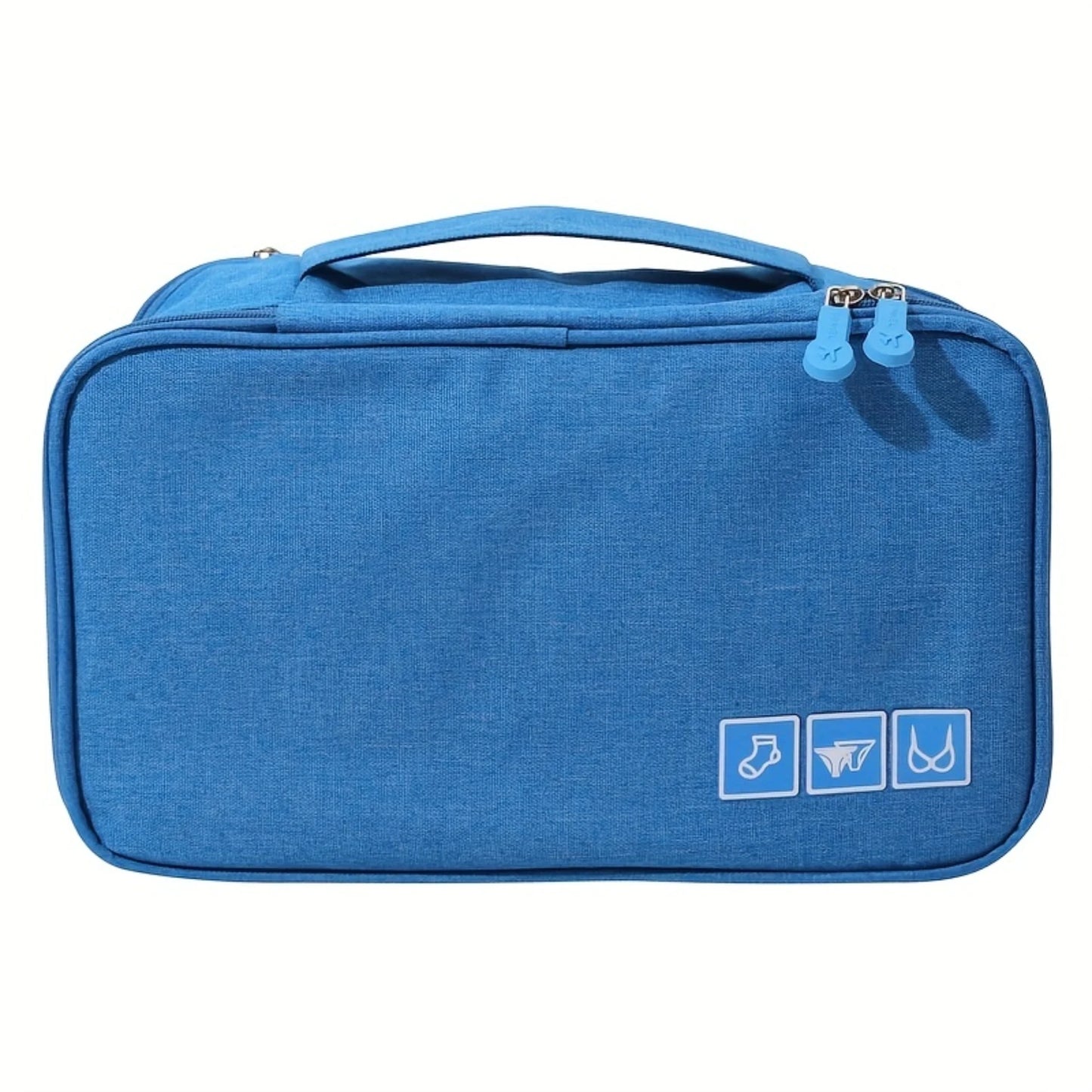 Lightweight Portable  Bag, Solid Color Simple Large Capacity Polyester Clothes Protective Bag, Womens Fashion Casual Simple Pac