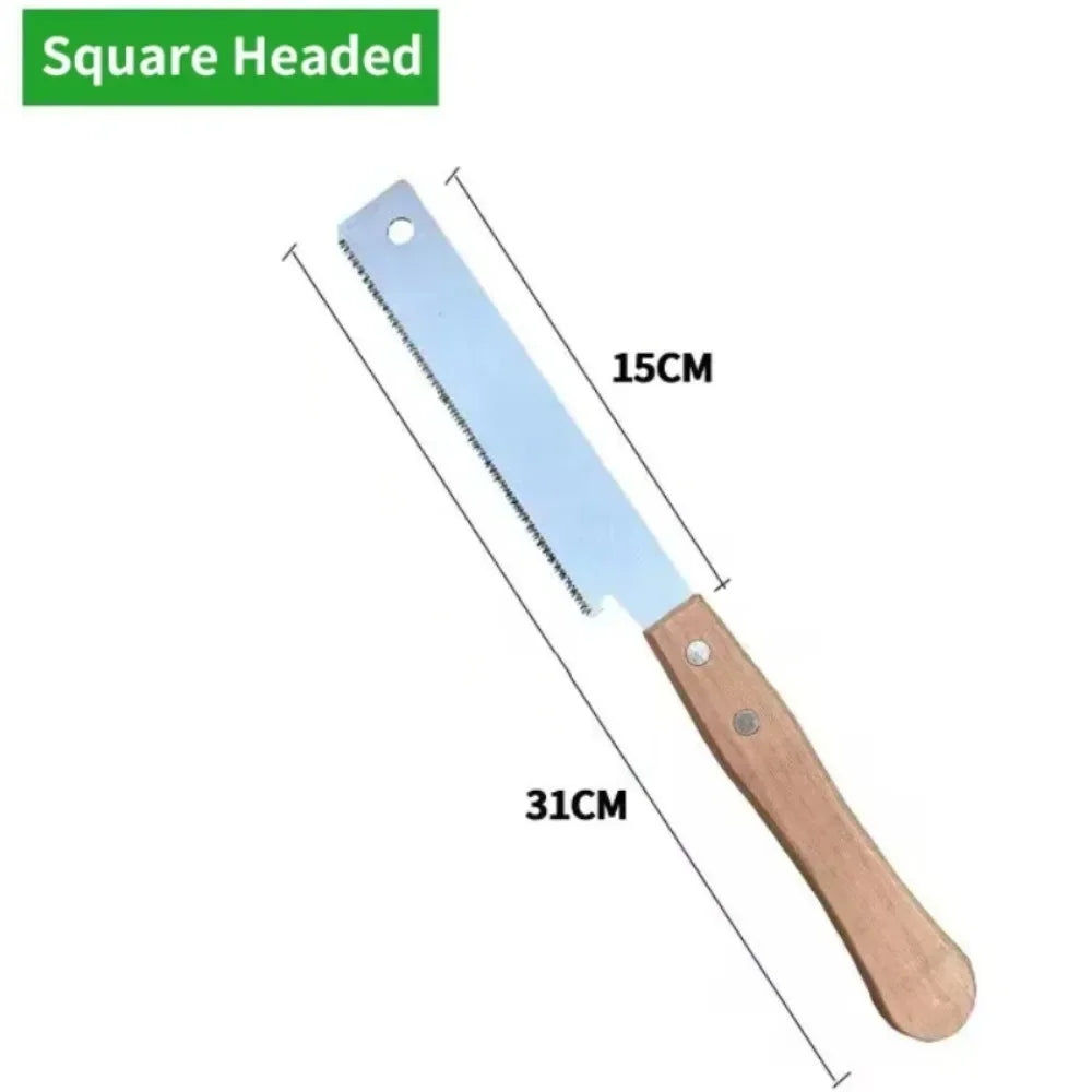 Japanese Style Hand 12In Non-slip Wooden Handle Pull Flush Cut Saw Handsaw Woodworking Plastic Cutting Tool Hand Saw