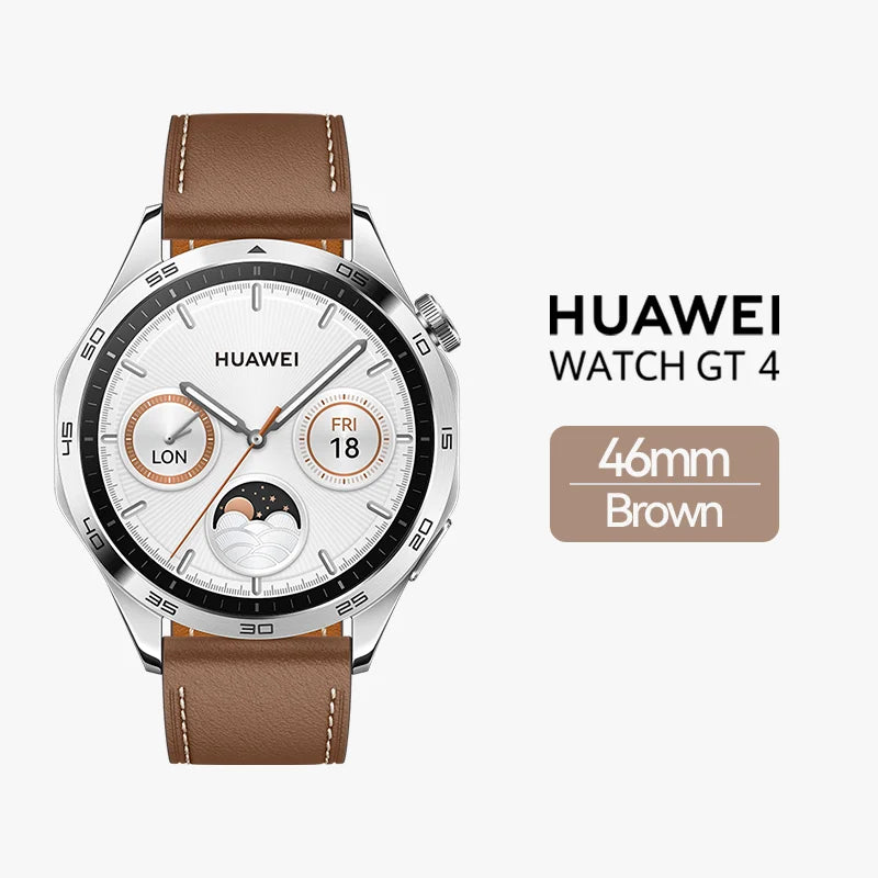 HUAWEI WATCH GT 4 Smartwatch, 14 Days Battery Life, Android & iOS , Saudi Version with Local Warranty, Delivery from Riyadh