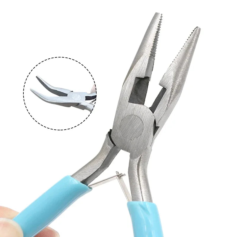 1PC Jewelry Pliers Tools Equipment End Cutting Wire Pliers Hand Tools  DIY Wire crimper Gunsmith tools Belt hole puncher Forceps