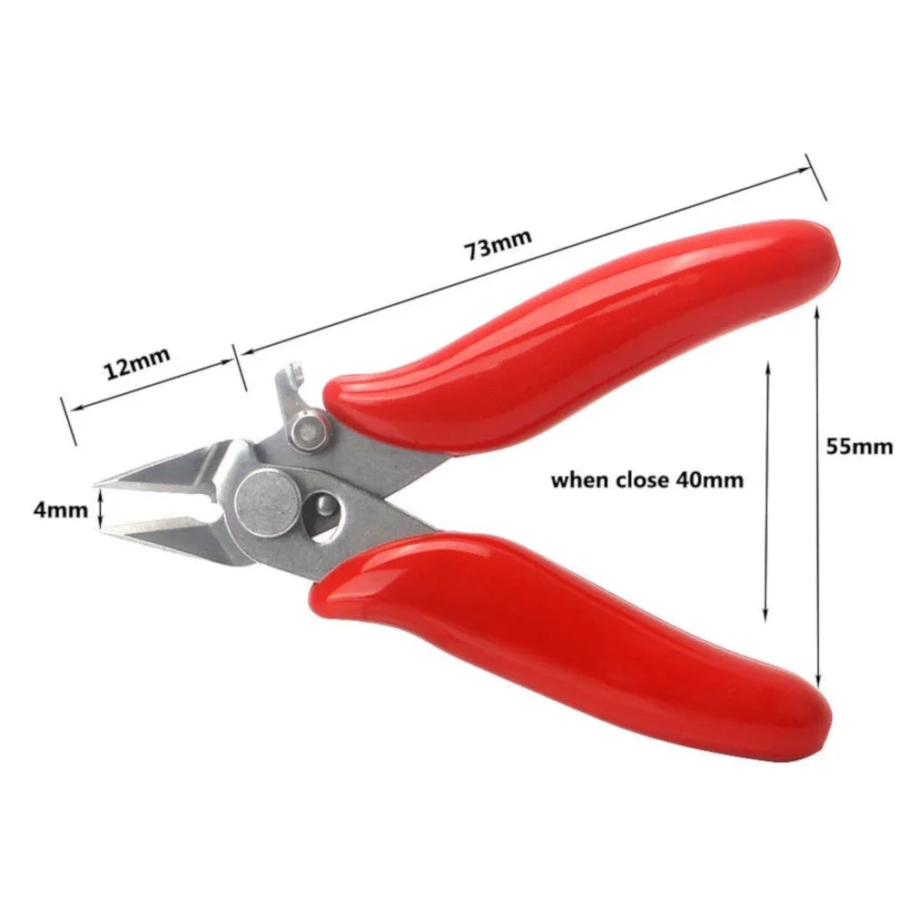 3.5 Mini Wire Pliers Cutters Slide Lock Diagonal Pliers  Snips Nipper Heating Wire Cigarette Hand Tools Pliers Alicate de corte