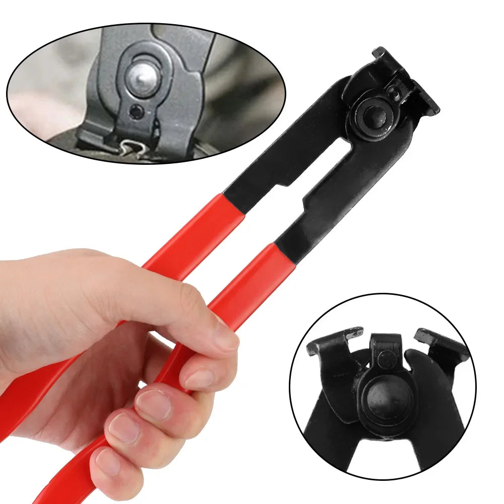 Car Banding Hand Tool Kit  Exhaust Pipe Fuel Filter Hand Installer Tool Durable Multi- CV Joint Boot Clamp Pliers Pipe wrench