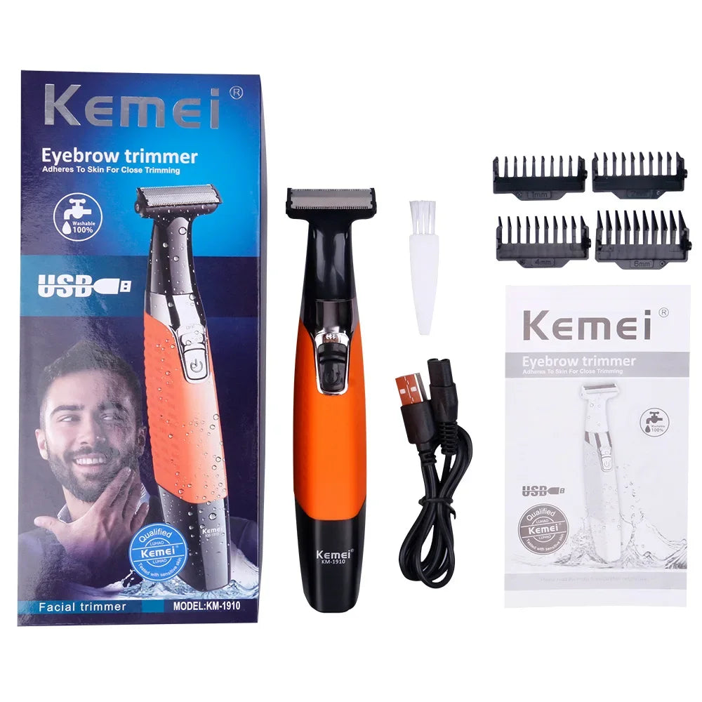 Kemei Mens Electric Shaver Beard Trimmer for Stubble Shaving Hair clippers men Hair machine Enchen hair clipper Hair dryer T