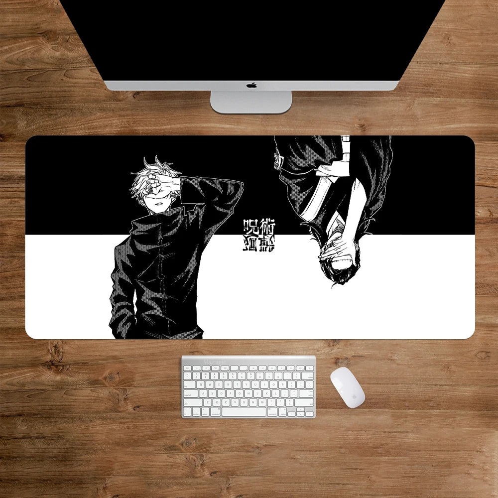 Satoru Gojo Laptop Accessories Keyboard Pad Desk Mat Set Up Gaming Mat Desk Pad Setup Gamer Mouse Pad Office Big Mousepepad