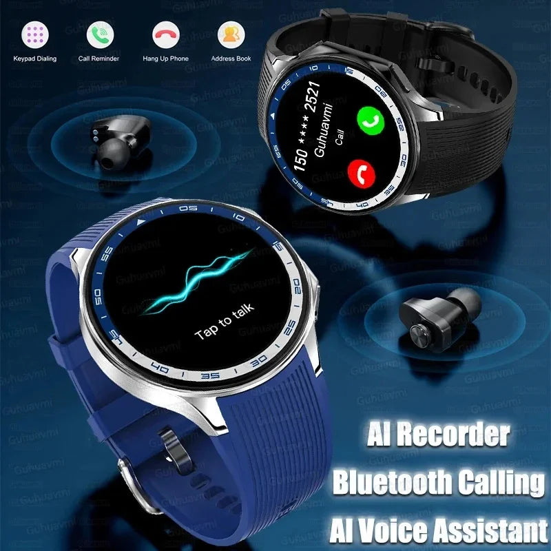 For Huawei Xiaomi New 32G RAM Memory Smart Watch Men 1.43 inch Local Heart Rate Bluetooth Call AMOLED 466*466 HD SmartWatch Man