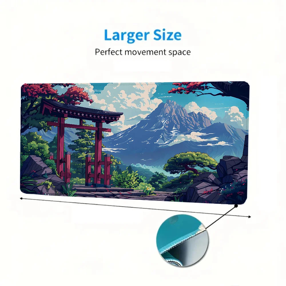 Japanese A-Automobile Mousepad Gamer Desk Mat Gaming Mats Xxl Mouse Pad Anime Pc Setup Accessories Keyboard Extended Offices