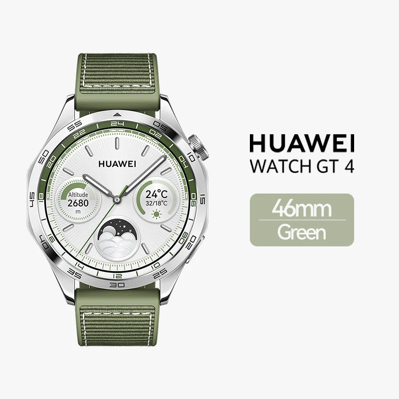 HUAWEI WATCH GT 4 Smartwatch, 14 Days Battery Life, Android & iOS , Saudi Version with Local Warranty, Delivery from Riyadh