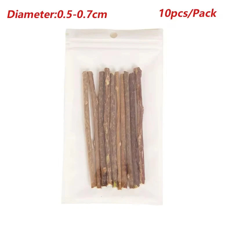 10pcs Cat Catnip Toys Natural Matatabi Sticks for Cats Pet Teeth Cleaning Toy Cat Chew Toy Kitten Silvervine Sticks Pet Supplies