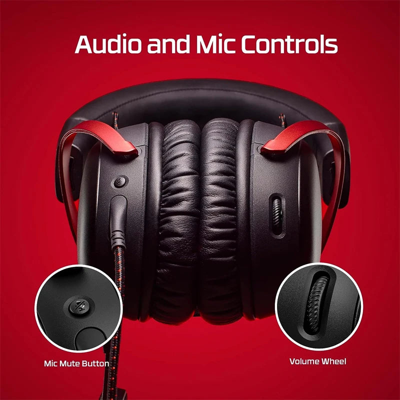 سماعة رأس سلكية للألعاب HyperX Cloud 3 III مع ميكروفون DTS Sound / تدعم برنامج HyperX سماعة رأس USB للألعاب للكمبيوتر الشخصي وPS وXbox وSwitch