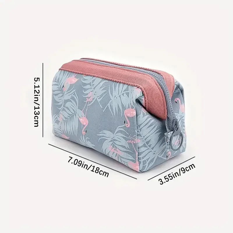 New Fashion Cosmetic Bag Women Waterproof Flamingo Makeup Bags Travel Organizer Toiletry Kits Portable Makeup Bags Beautician