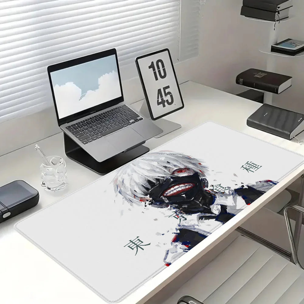 Tokyo Ghoul K-Kaneki Ken Gamer Keyboard Xxl Mouse Pad Anime Gaming Accessories Desk Mat Pc Setup Accessories Mousepad Extended