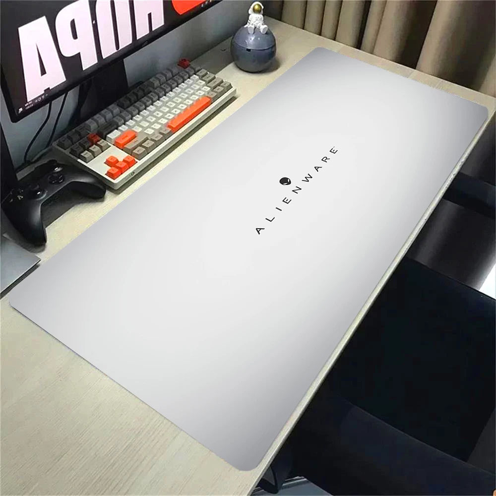 Anime Mouse Pad Alienware Gaming Setup Anti-slip Mousepad Natural Rubber PC Keyboard Deskmat almohadilla para Office Accessories