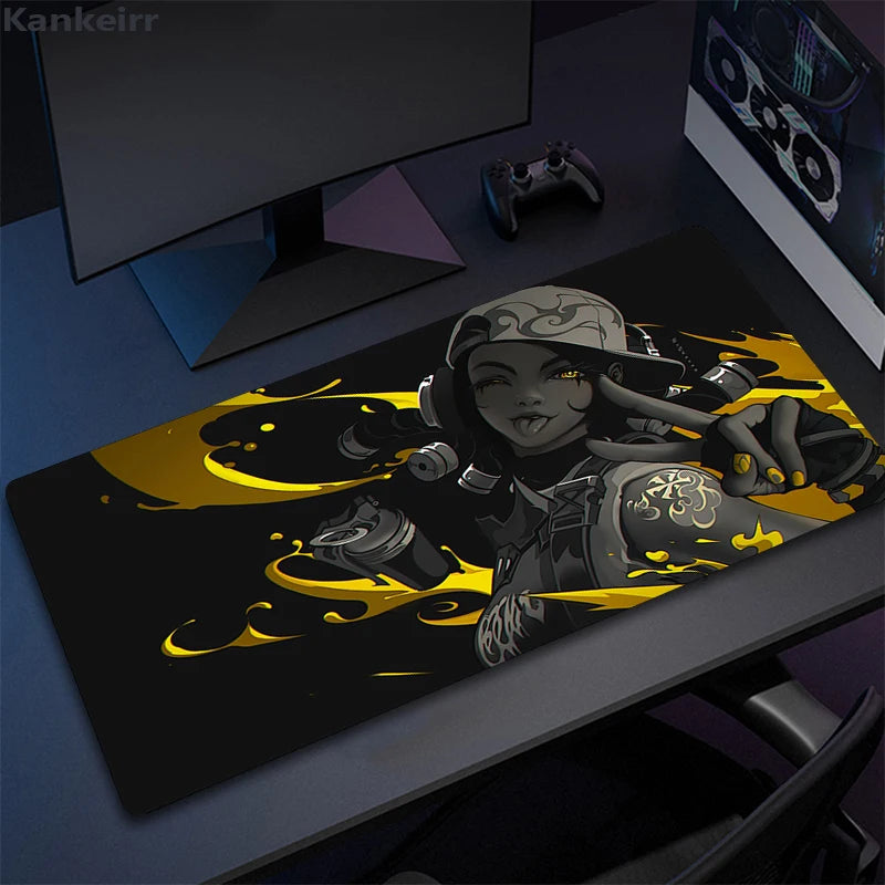 PC Gamer Cabinet Pads Laptop Gamer Table Mousepad Anime Mat Gaming Mouse Pads Valorant Mausepad Setup Gamers Accessories Small