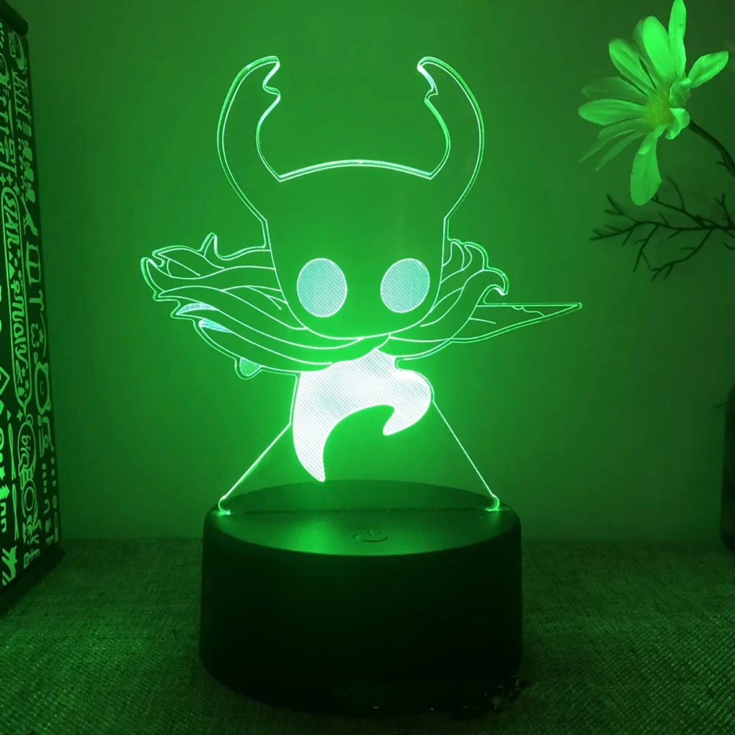 Hollow Knight Game 3D Lamps Led RGB Neon Night Lights Birthday Toys Cool Gift  Friends Kid Bed Room Table Colorful Decoration