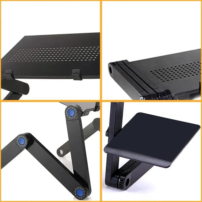 Laptop Stand Multifunctional Folding Portable Notebook Computer Table Lapdesk for Sofa TV Bed PC Desk Stand Adjustable New