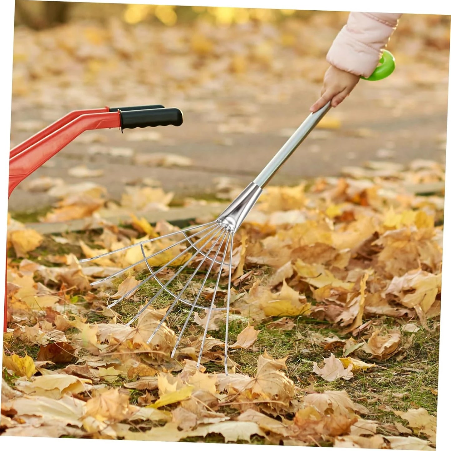 Grass Rake Weeding Hand Tool Kid Tools Loosening Soil Rake Camp Rake Hand Garden Tools  Garden Accessories  Rake Head Rakes Chil