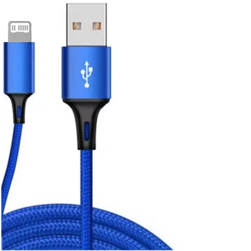 كابل شاحن USB لمزامنة البيانات بطول 20 سم و1 متر و2 متر و3 متر لهاتف Apple iphone 13 12 11 Pro XR XS MAX 5 5S 6 7 8 Plus iPad Mini Air 2