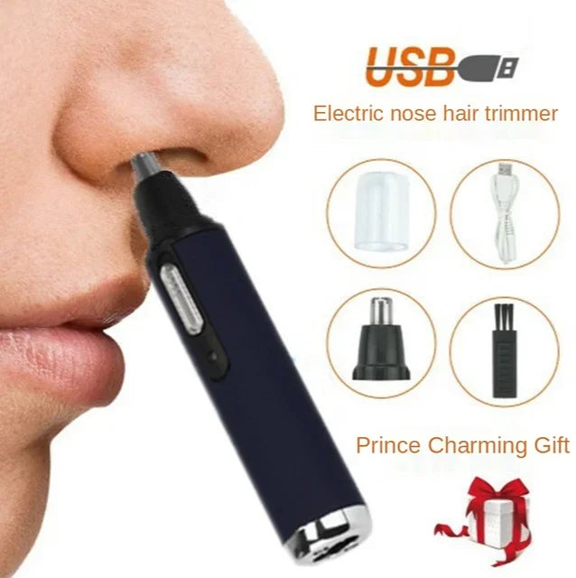 Rechargeable Nose Hair Trimmer Electric Removal Clipper - High Quality Eco-Friendly Nose Trimmer Split end Navaja barbero Nifes