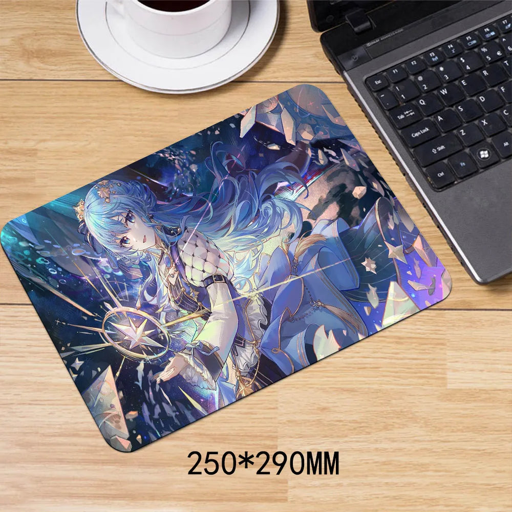 Large Mouse Pad Hoshimachi Suisei Anime Computer Notebook Mouse Mat Non-slip Keyboard Desk Pad Hololive Gaming Setup Accessories