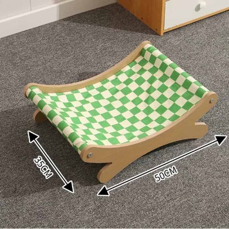 Cats Nest Wooden Hammock Cat Four Seasons Universal Pet Bed Cat Hammock Cat Rack Shaker Pet Supplies Dog mattress Pet food mat