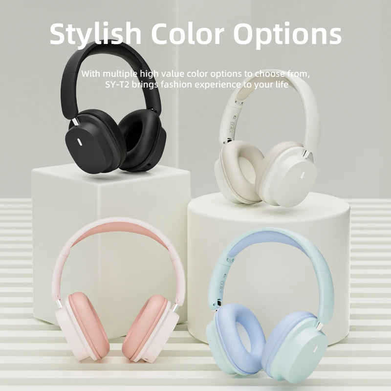 Original Bluetooth Headphone Headset SY-T2 High Quality Noise Reduction Wireless Microphone Wired Earphone Gamers Headphones